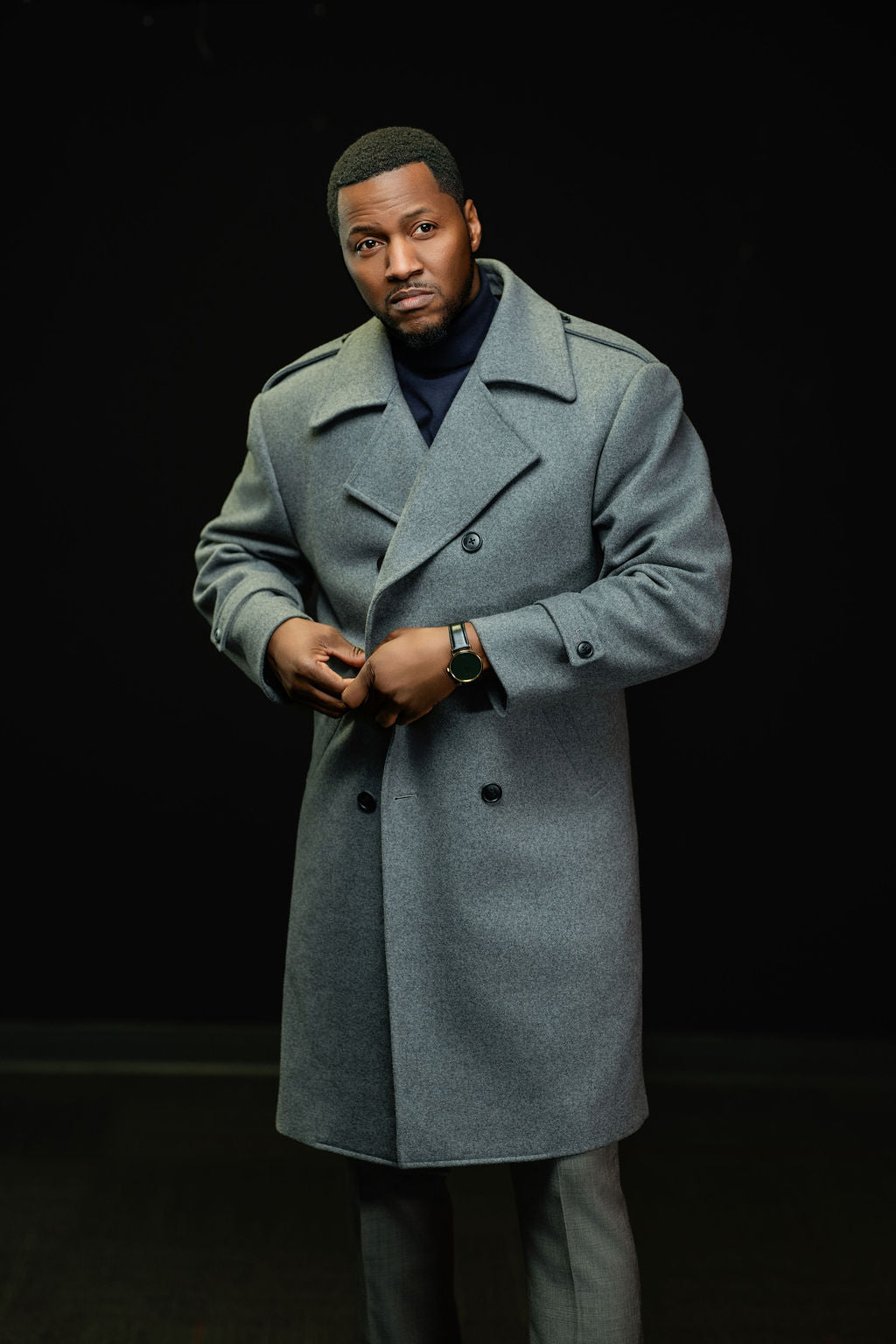 Steel Grey Overcoat