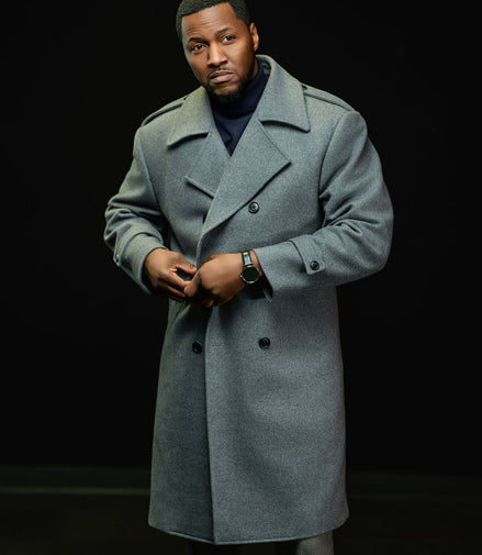 Steel Grey Overcoat