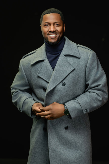 Steel Grey Overcoat