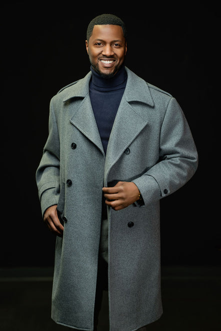 Steel Grey Overcoat