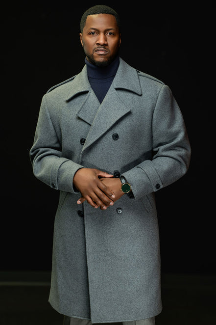 Steel Grey Overcoat