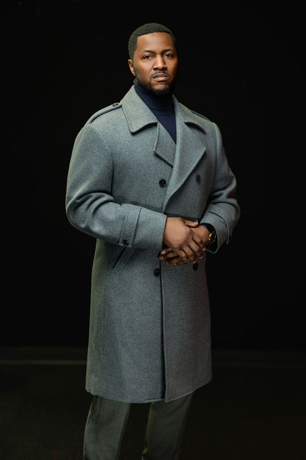 Steel Grey Overcoat