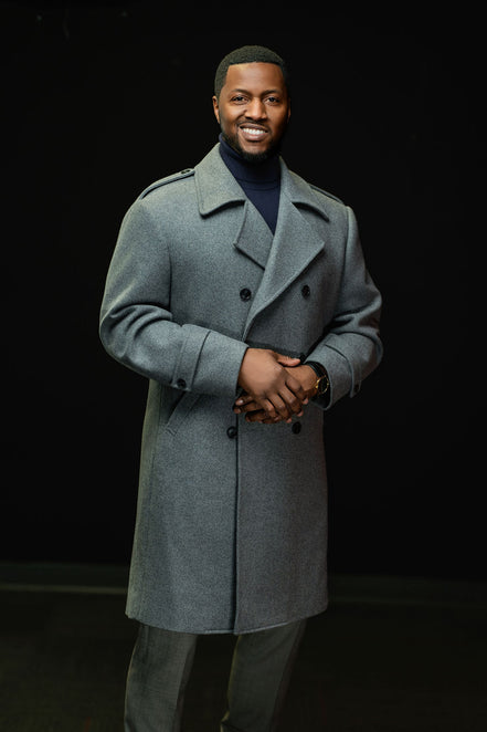 Steel Grey Overcoat