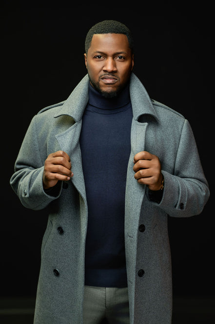 Steel Grey Overcoat