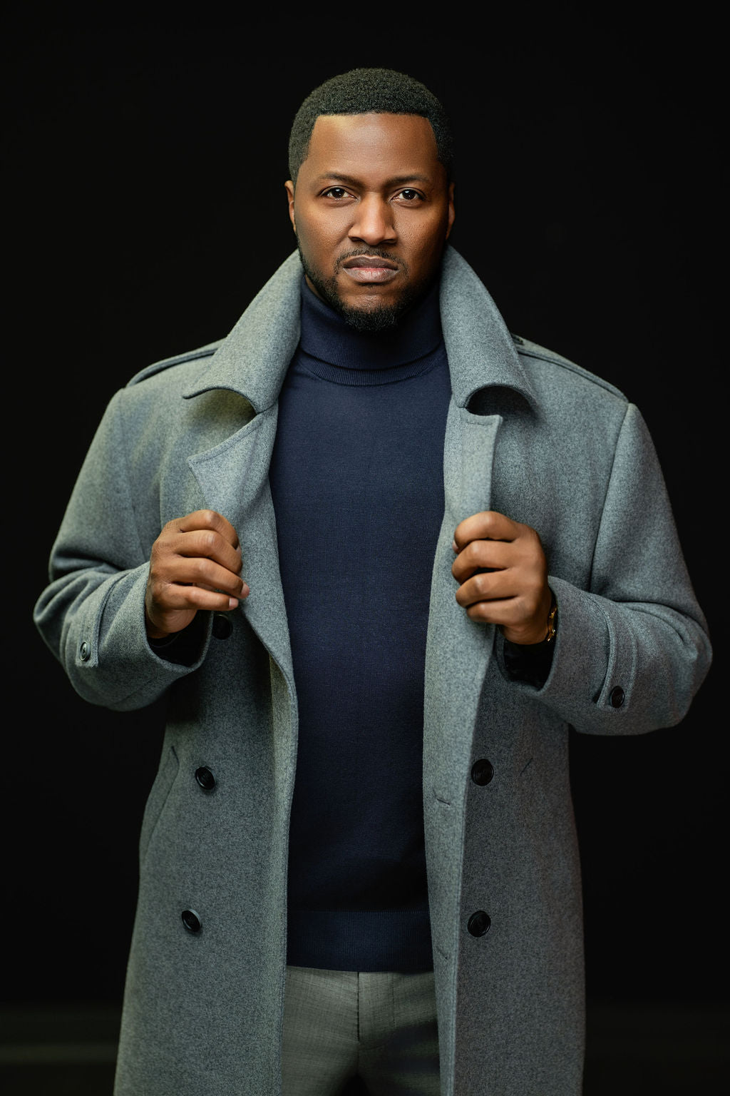 Steel Grey Overcoat