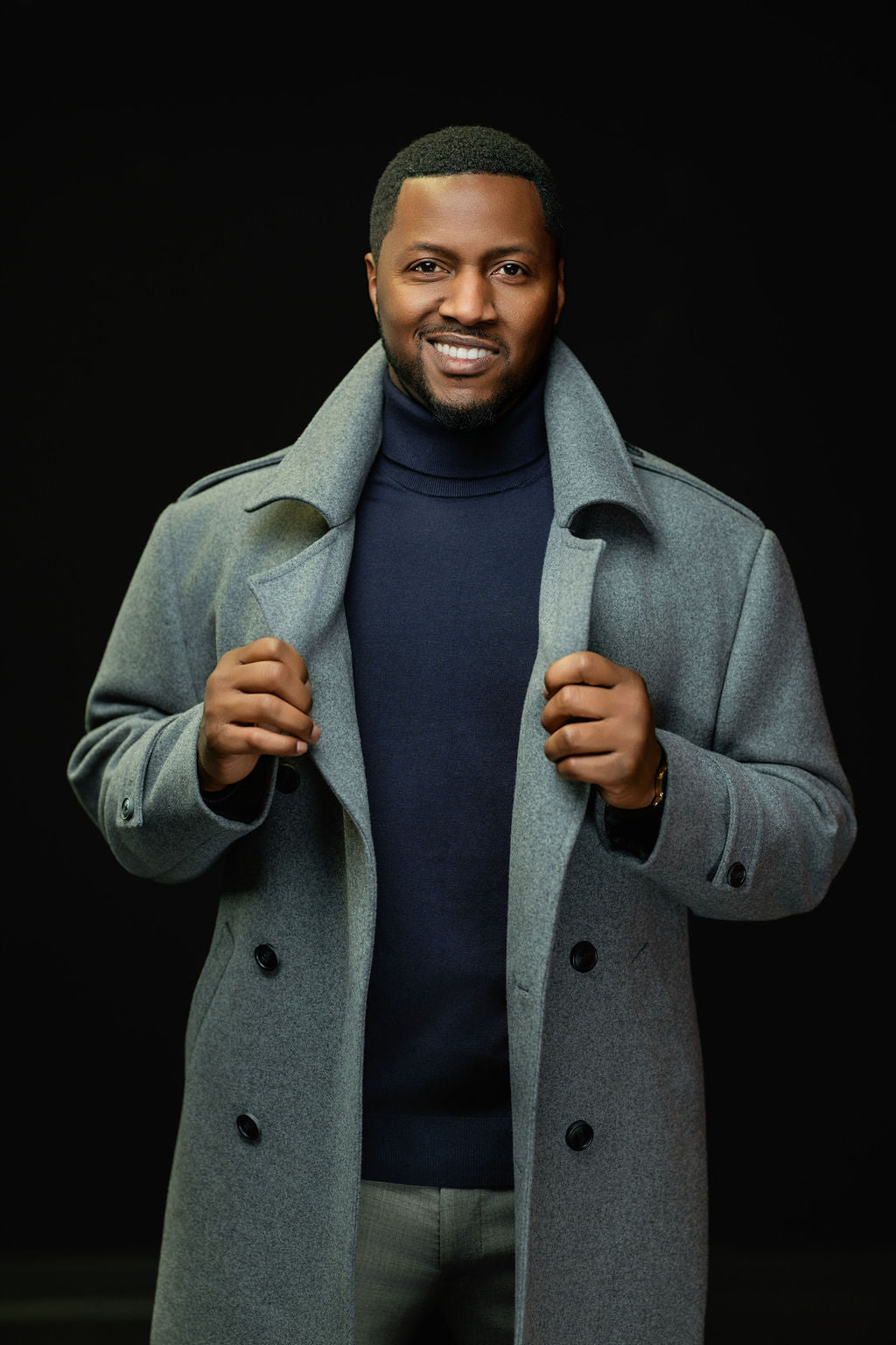 Steel Grey Overcoat