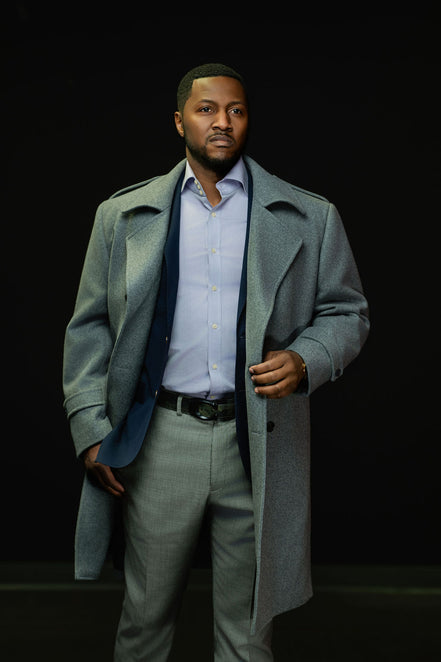 Steel Grey Overcoat