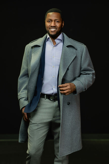 Steel Grey Overcoat