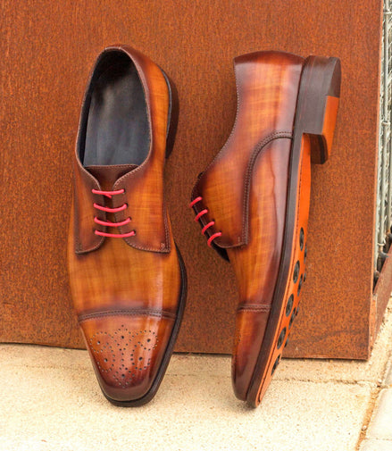 Patina Cognac Cap Toe