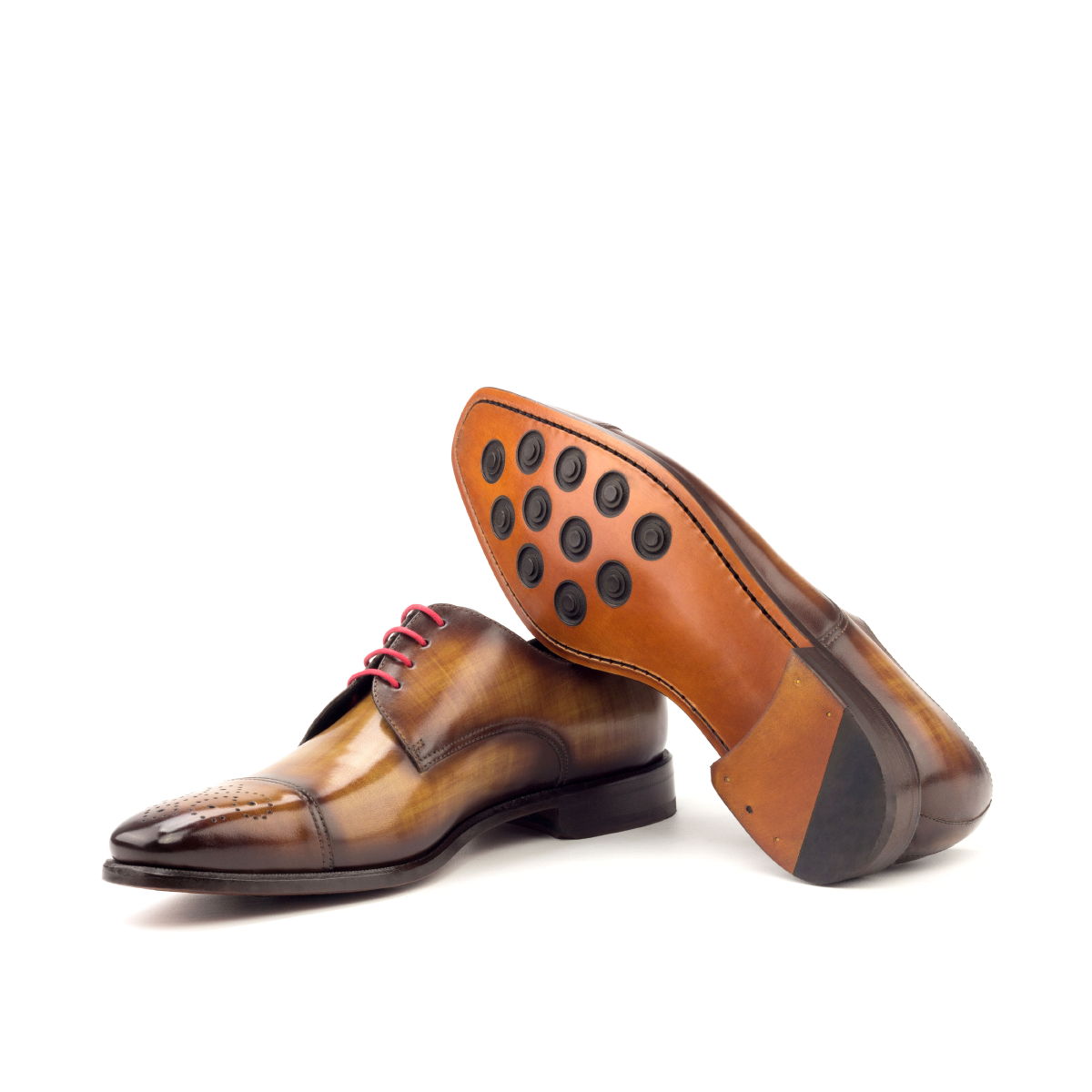 Patina Cognac Cap Toe