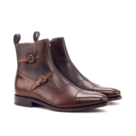 octavian leather zip boot