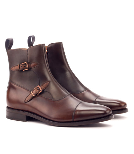 octavian leather zip boot