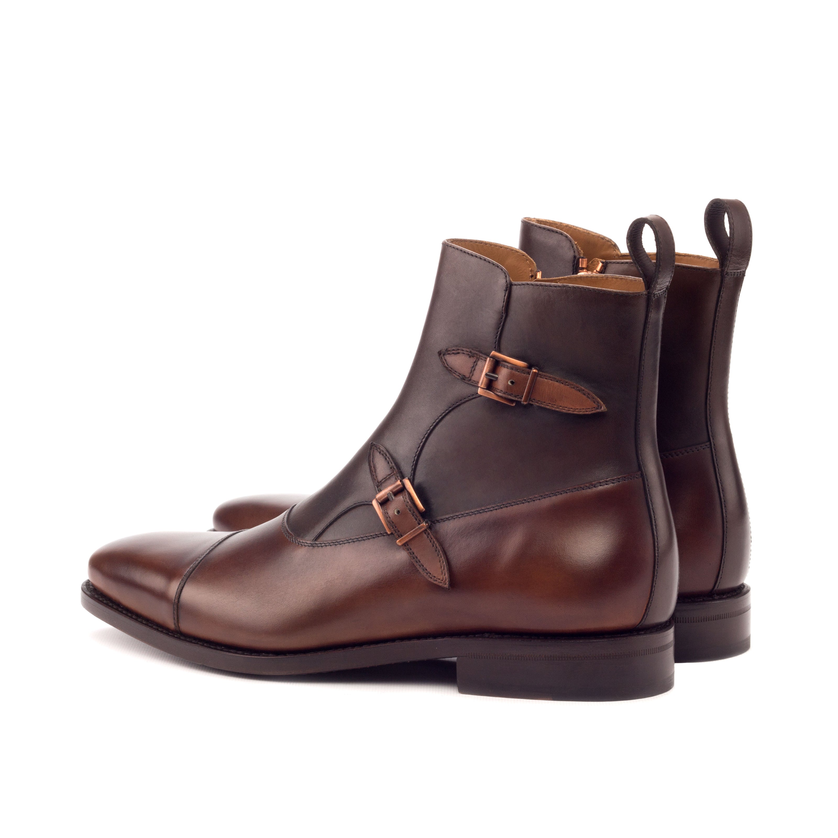 octavian leather zip boot
