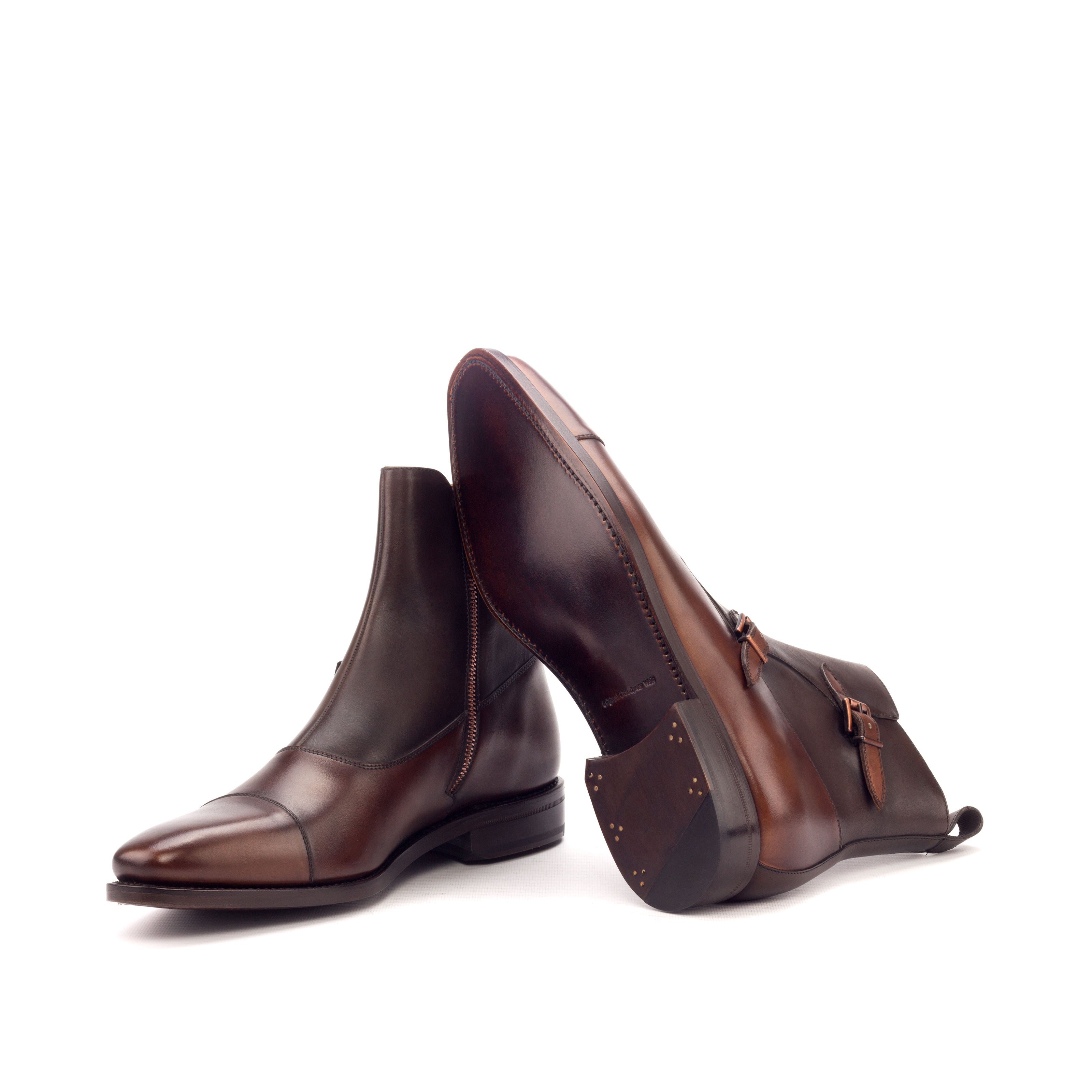 octavian leather zip boot