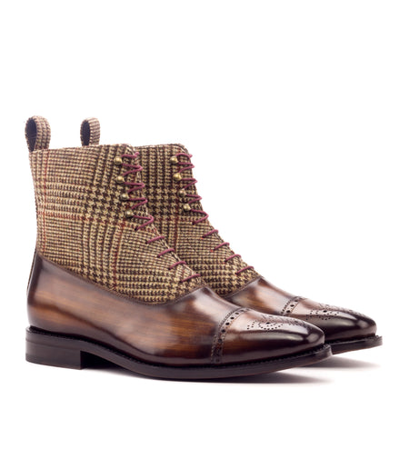 Tweed Balmoran Patina Boots