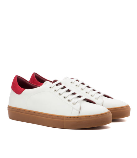 White Low Pro With Red Tab