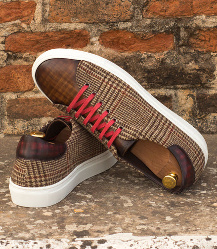 Brown and Tweed patina low pros