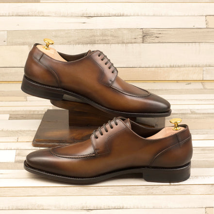 Cognac Derby shoe