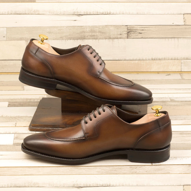 Cognac Derby shoe