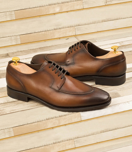 Cognac Derby shoe