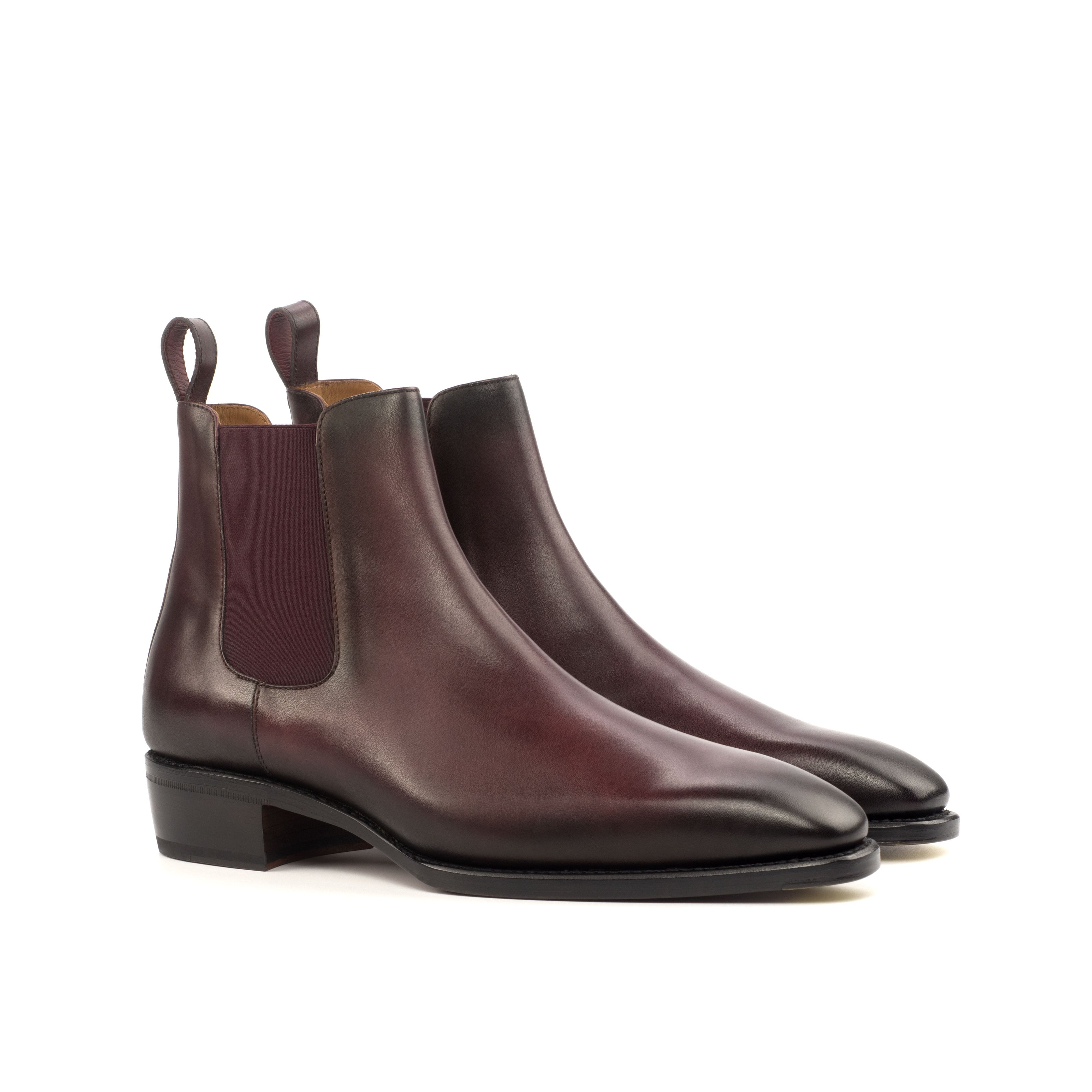 Burgundy Leather Chelsea