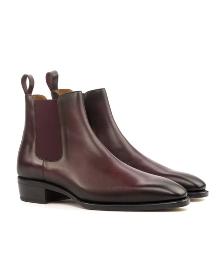Burgundy Leather Chelsea