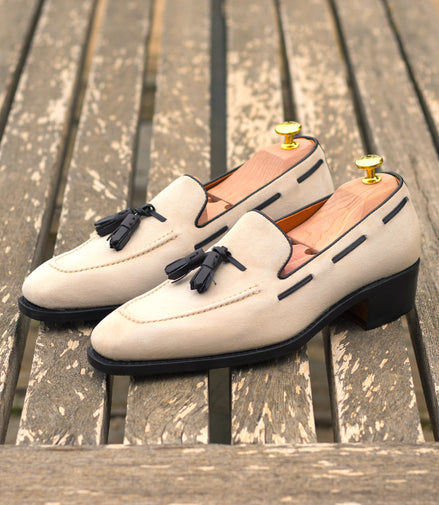 Suede Tassle Loafer