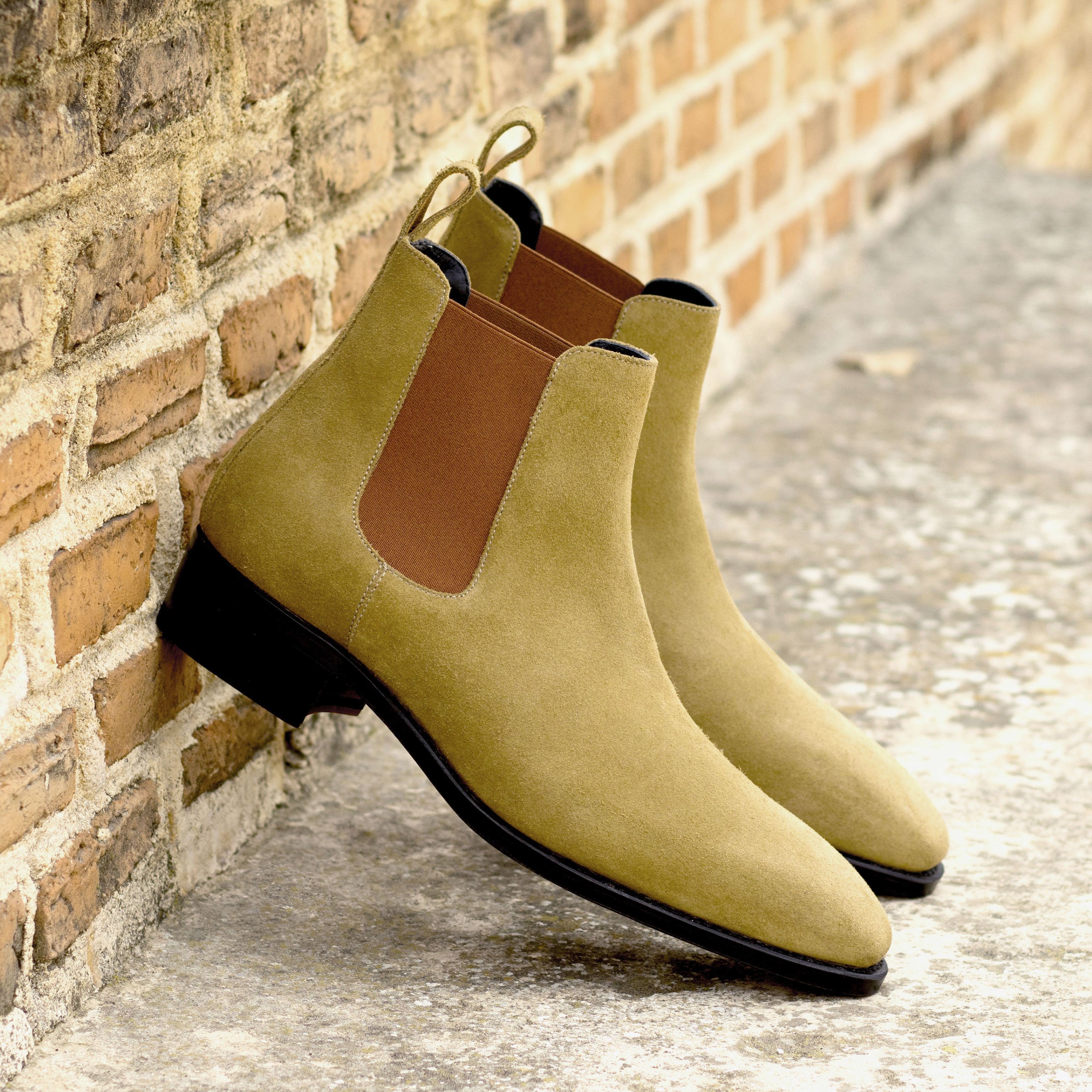 Khaki Chelsea Boot