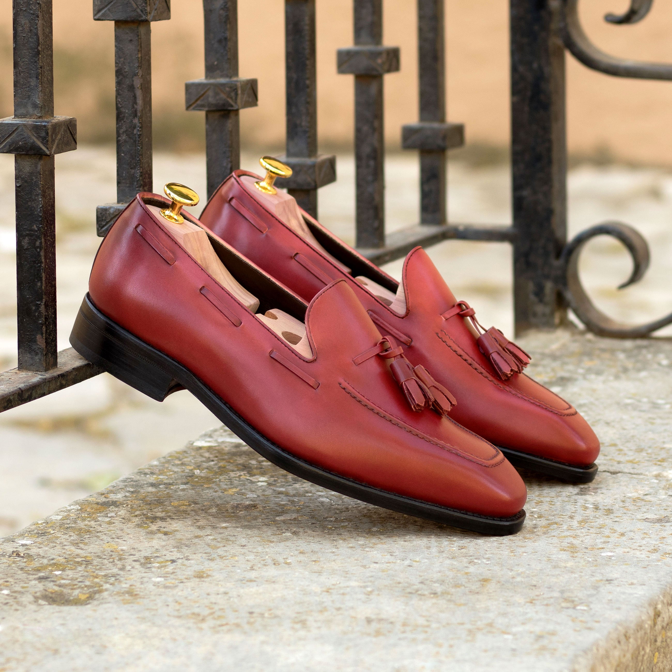 Leather Tassled Loafer