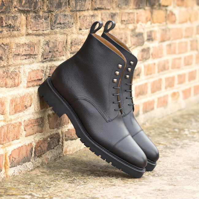 leather jumper boot