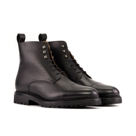 leather jumper boot