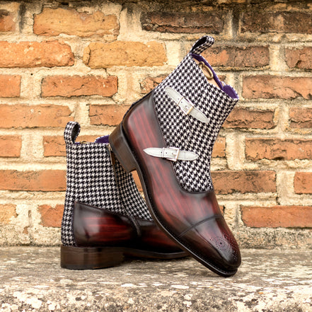 Houndstooth Octavian Boot