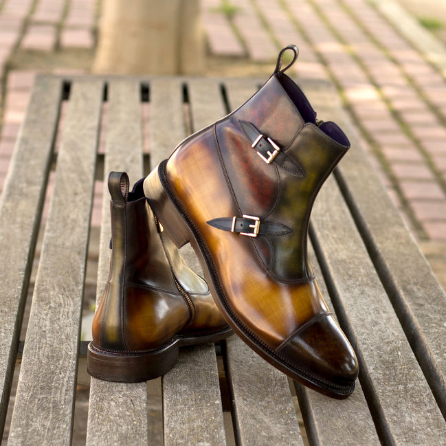 Multi Colored Leather Octavian