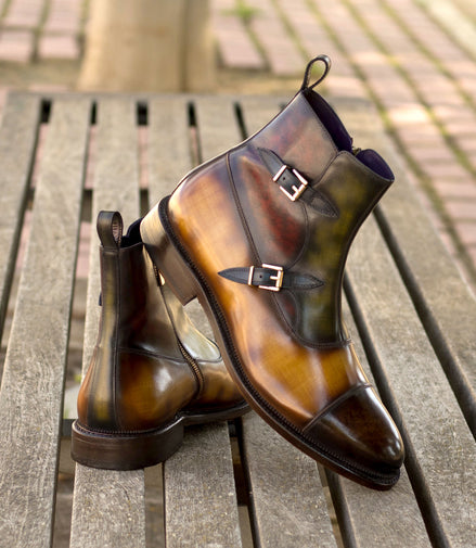 Multi Colored Leather Octavian