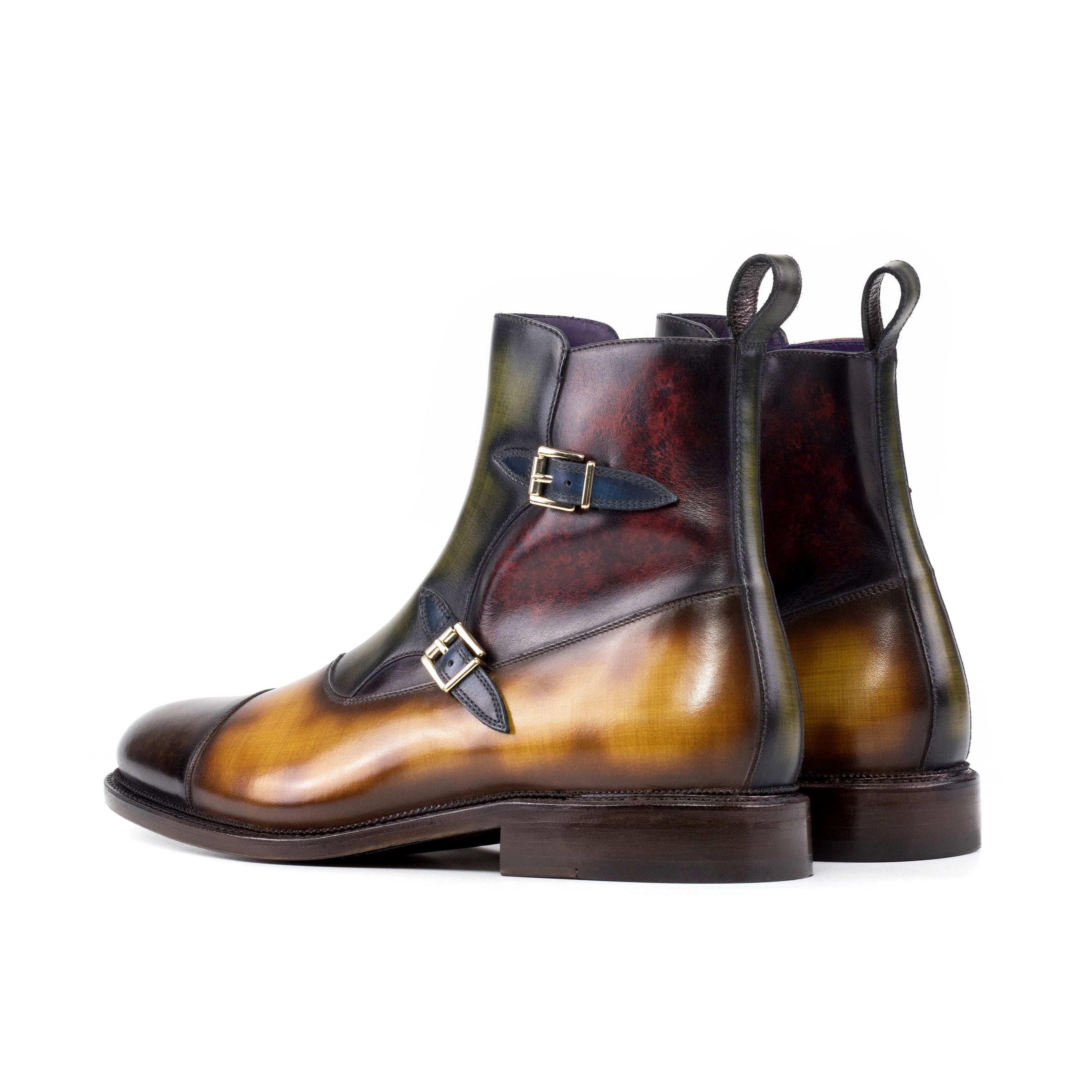 Multi Colored Leather Octavian