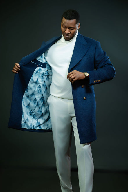 The Monarch Navy Overcoat