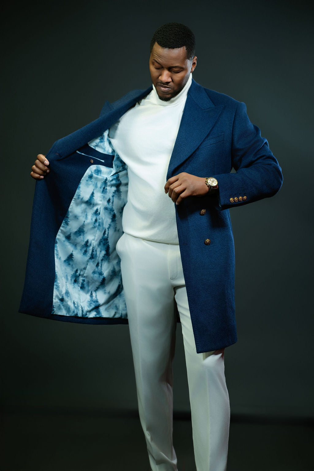 The Monarch Navy Overcoat