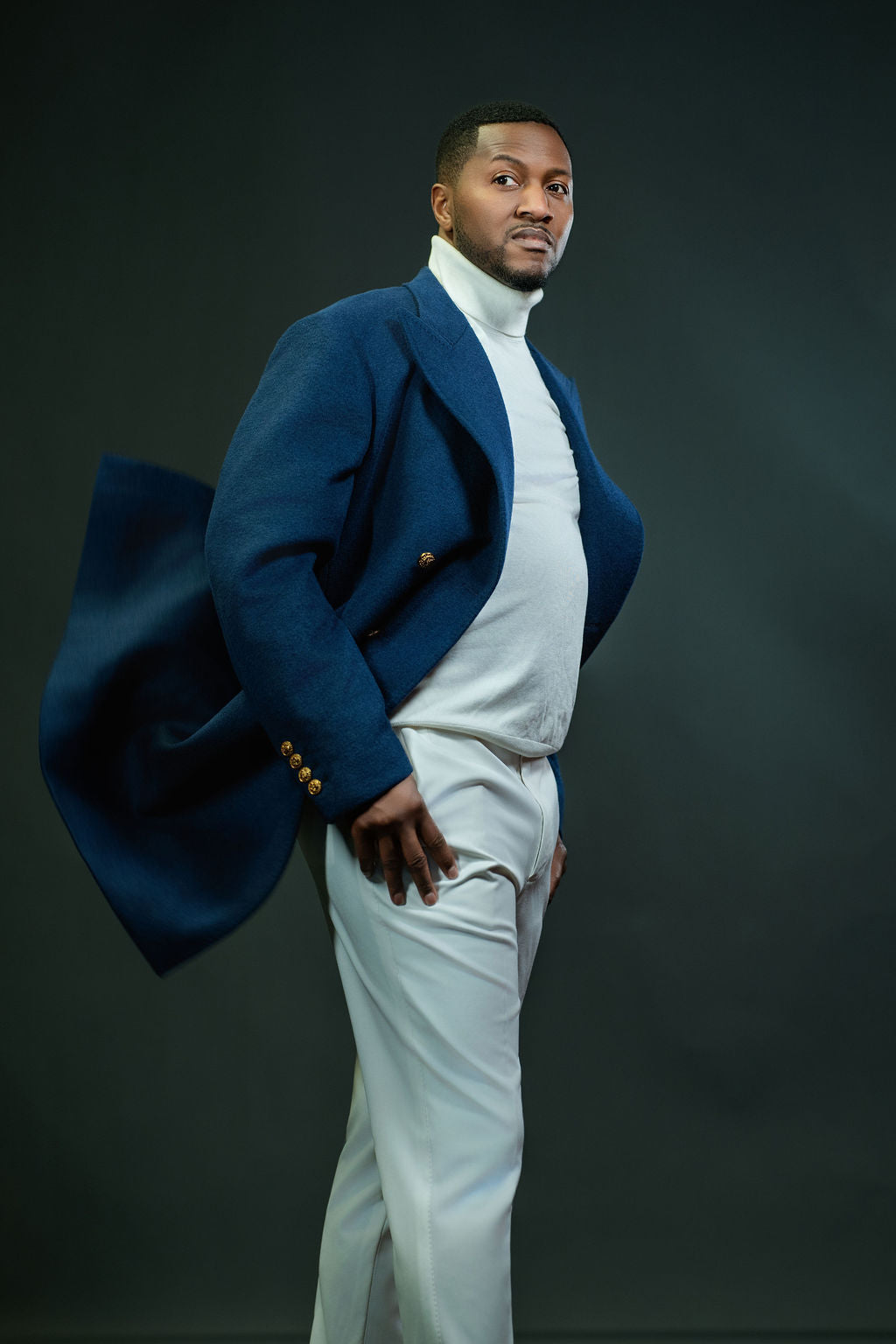 The Monarch Navy Overcoat