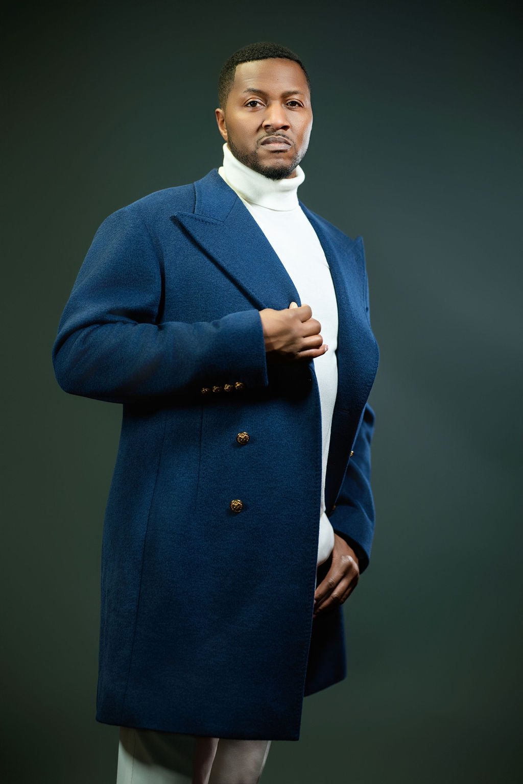 The Monarch Navy Overcoat