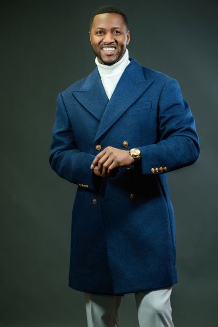 The Monarch Navy Overcoat