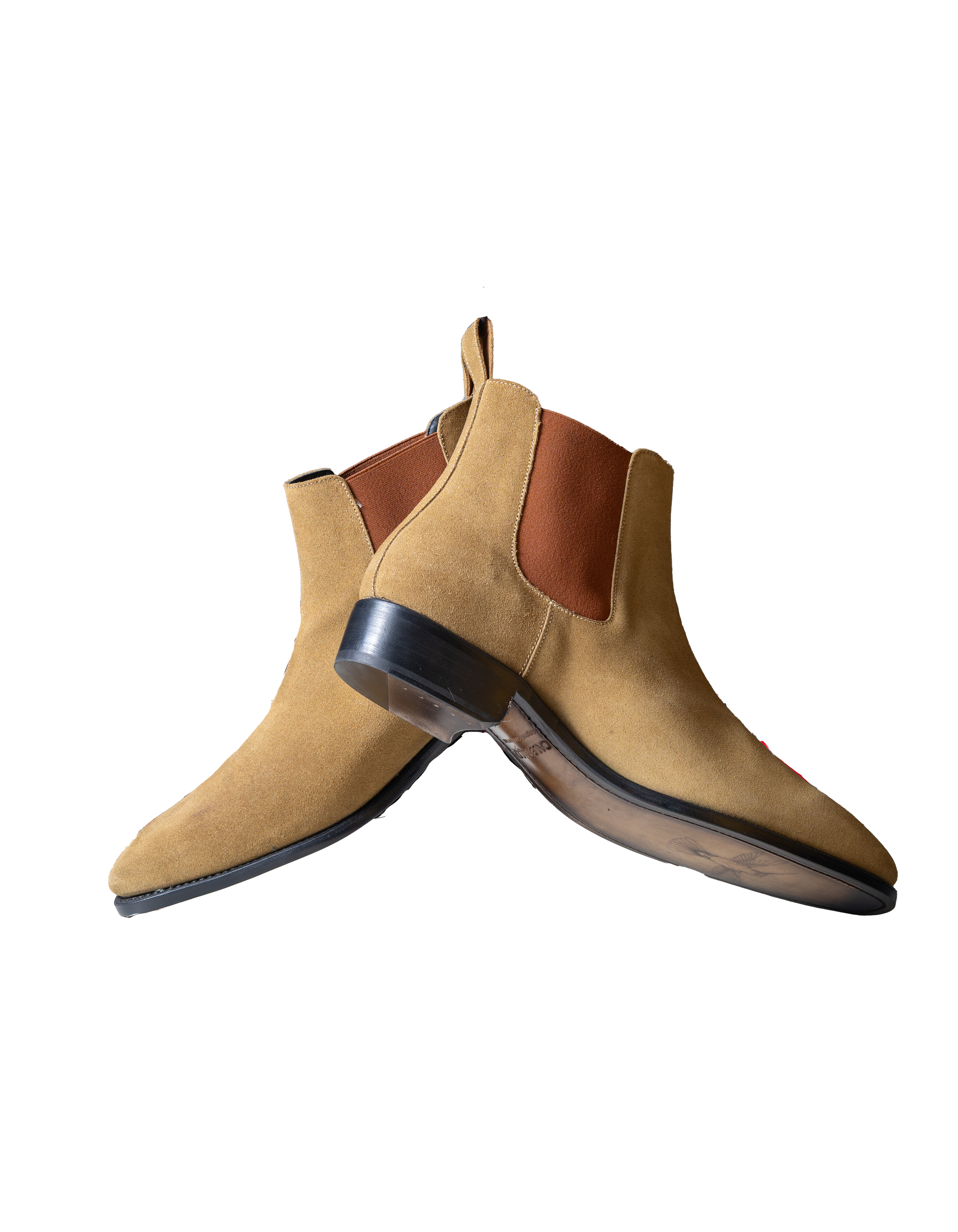 SINCLAIR – Tan Suede Chelsea Boot