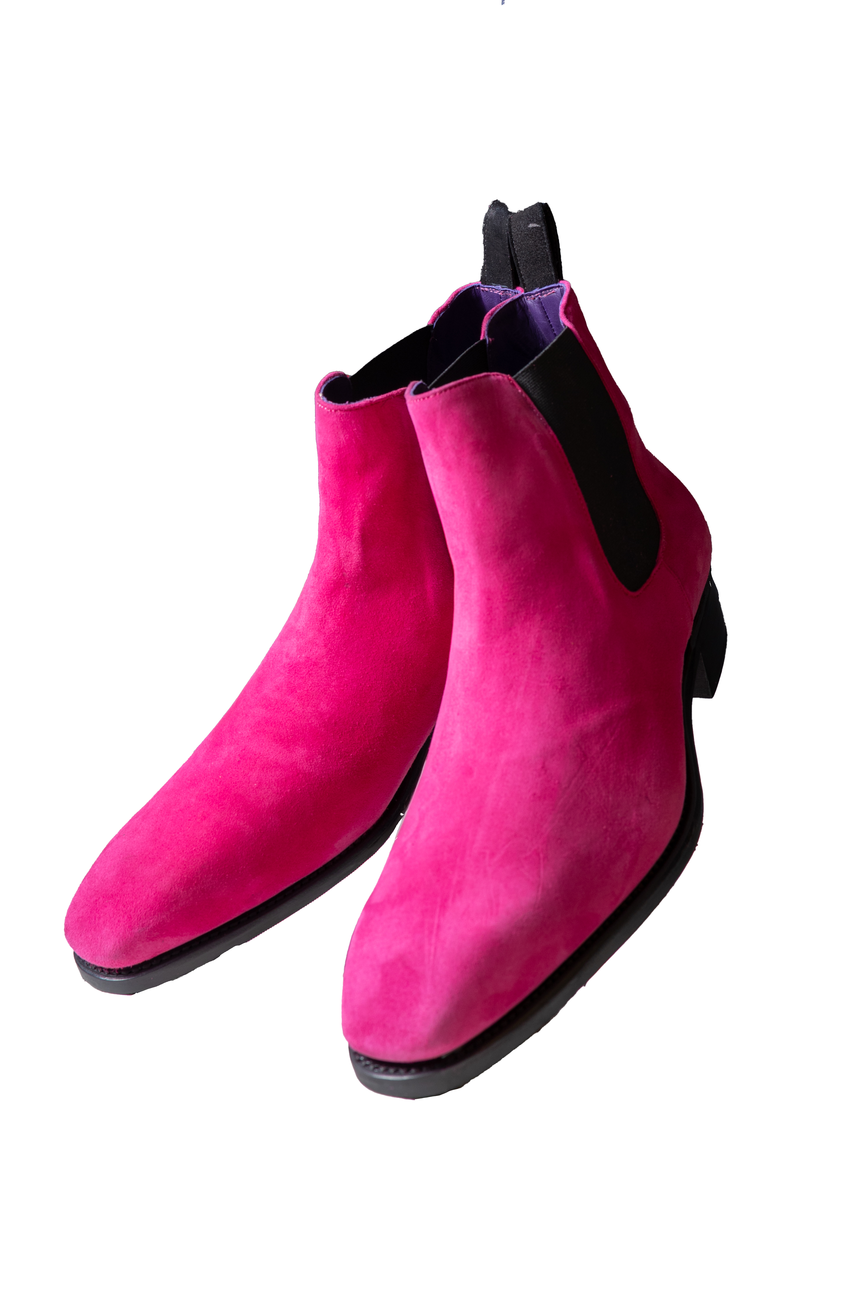 TOBIAS – Fuchsia Ultra Suede Chelsea Boot