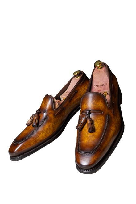 JAMESON – Persian Hand-Painted Tassel Loafer