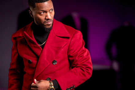 Cherry Red Overcoat