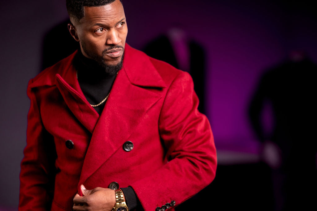 Cherry Red Overcoat