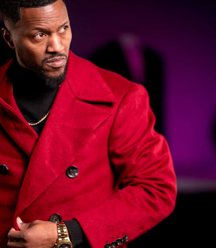 Cherry Red Overcoat