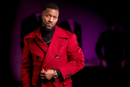Cherry Red Overcoat