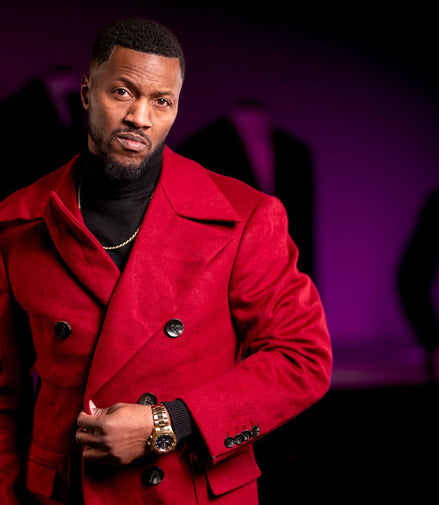 Cherry Red Overcoat