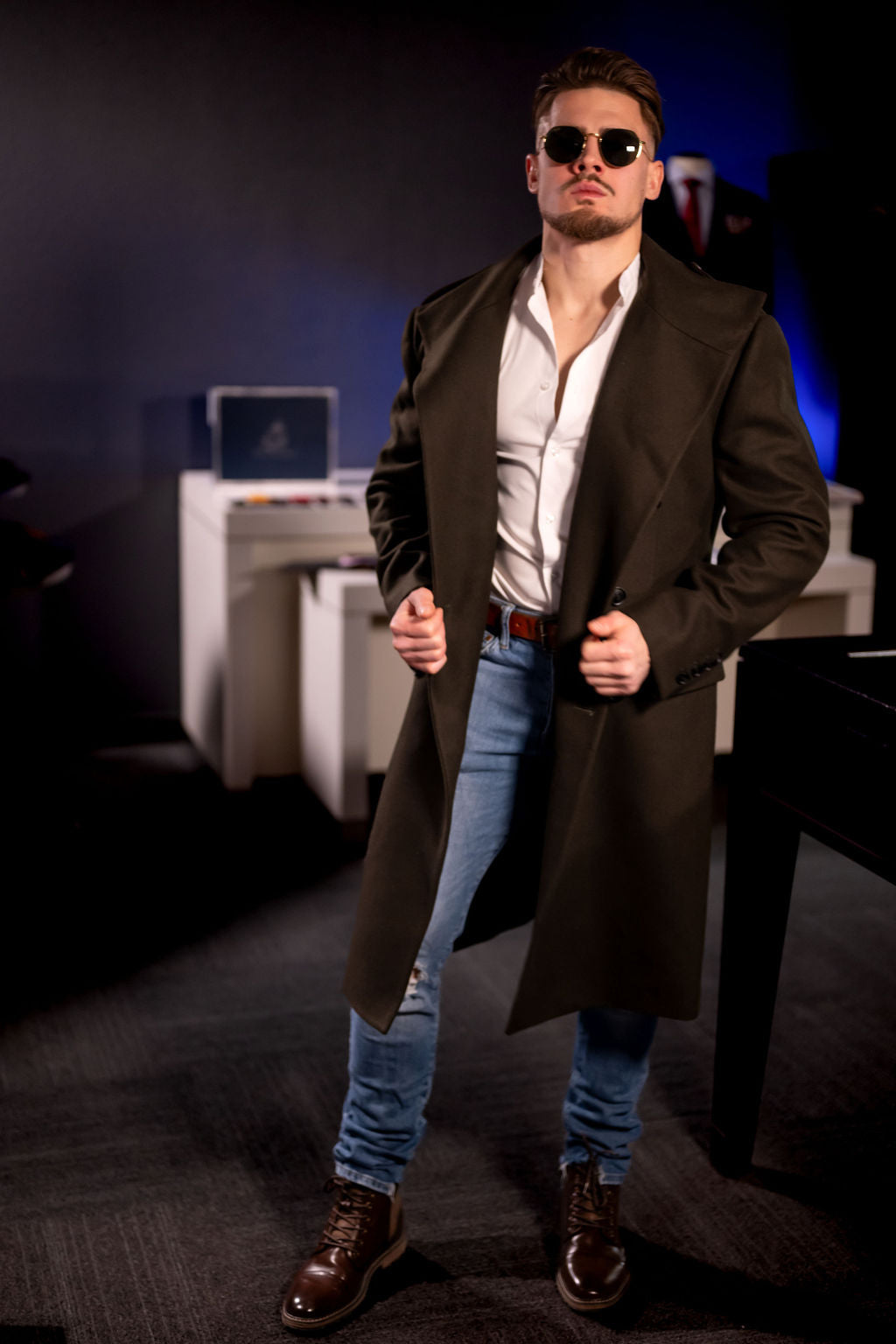 Signature Poly/Wool Blend Custom Overcoat